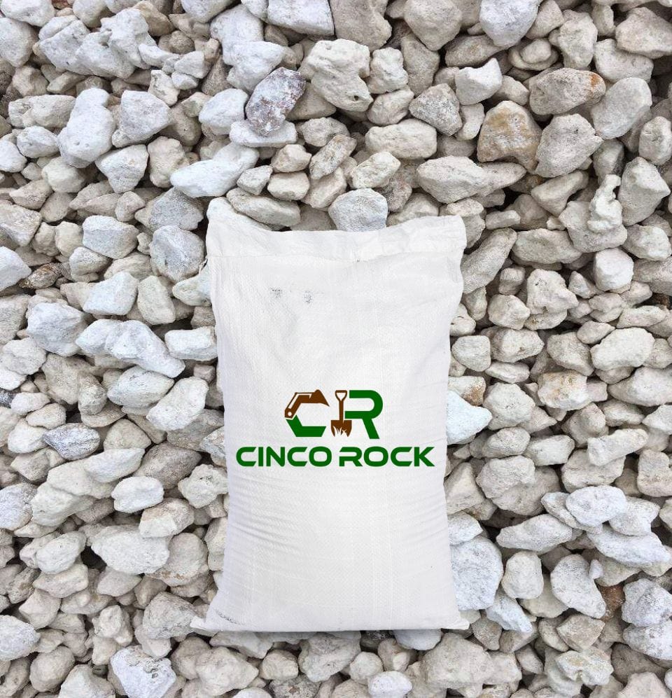 Limestone Gravel Bag ( 1.5" White ) - Champion Landscape Supplies - BAGGED MATERIAL