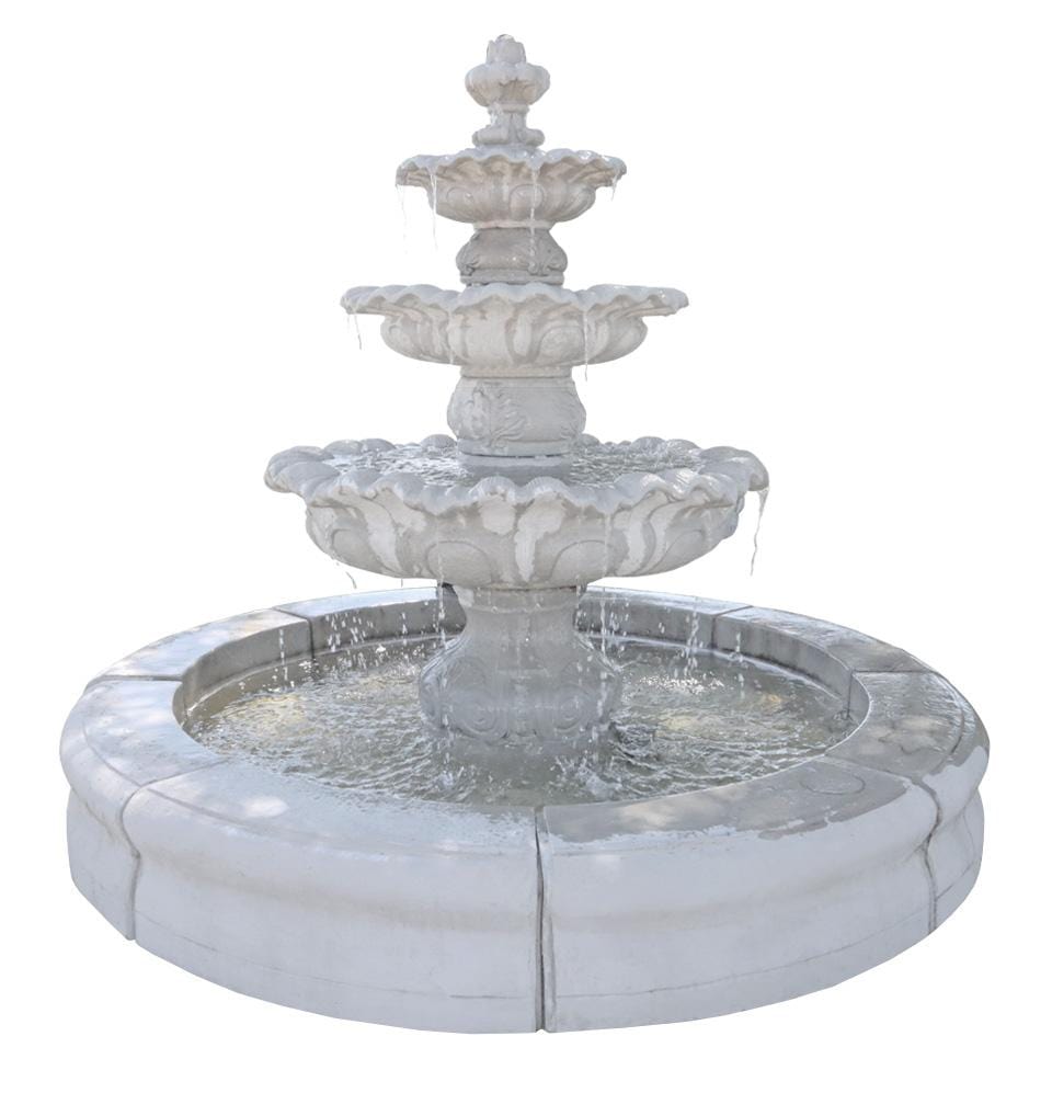 3 Scallop Fountain - Champion Landscape Supplies - FOUNTAIN