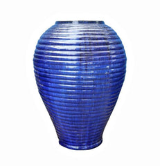Adobe Jar Blue - Champion Landscape Supplies - Planter