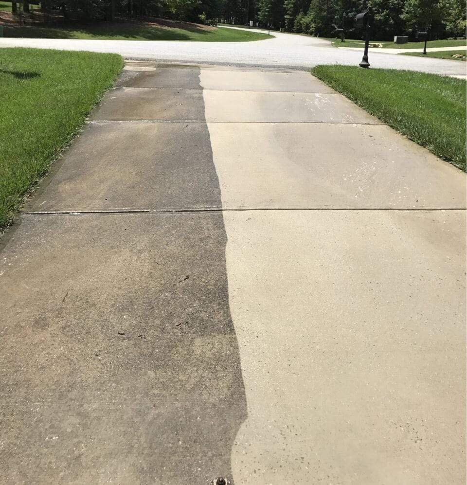 Driveway Cleaning - Champion Landscape Supplies - HOUSE WASHING