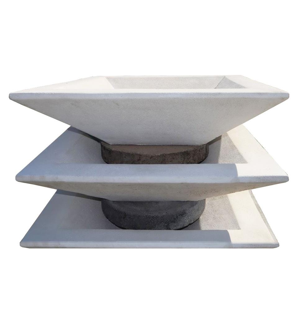 Shallow Tapered Square - Champion Landscape Supplies - FOUNTAIN