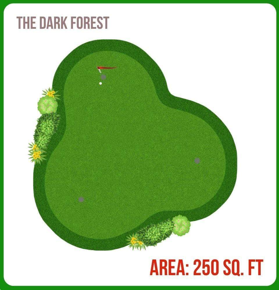 The Dark Forest Putting Green 250 Sq. Ft. - Champion Landscape Supplies - SYNTHETIC TURF